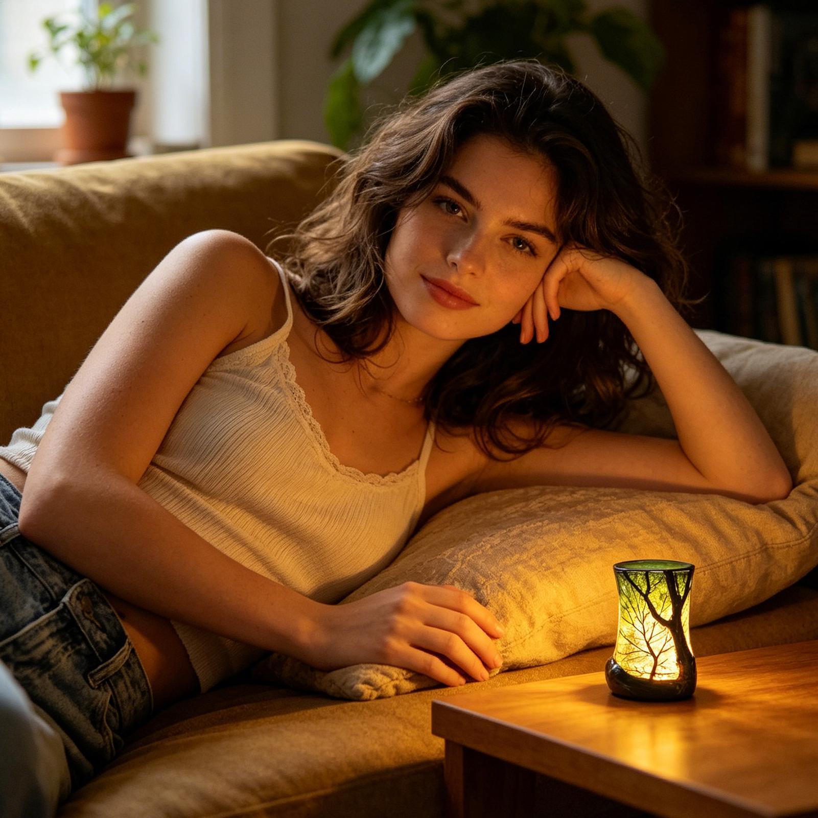 Bedside Table Lamp Forest Nigh - огляд і ціна Decor Lighting Lamps