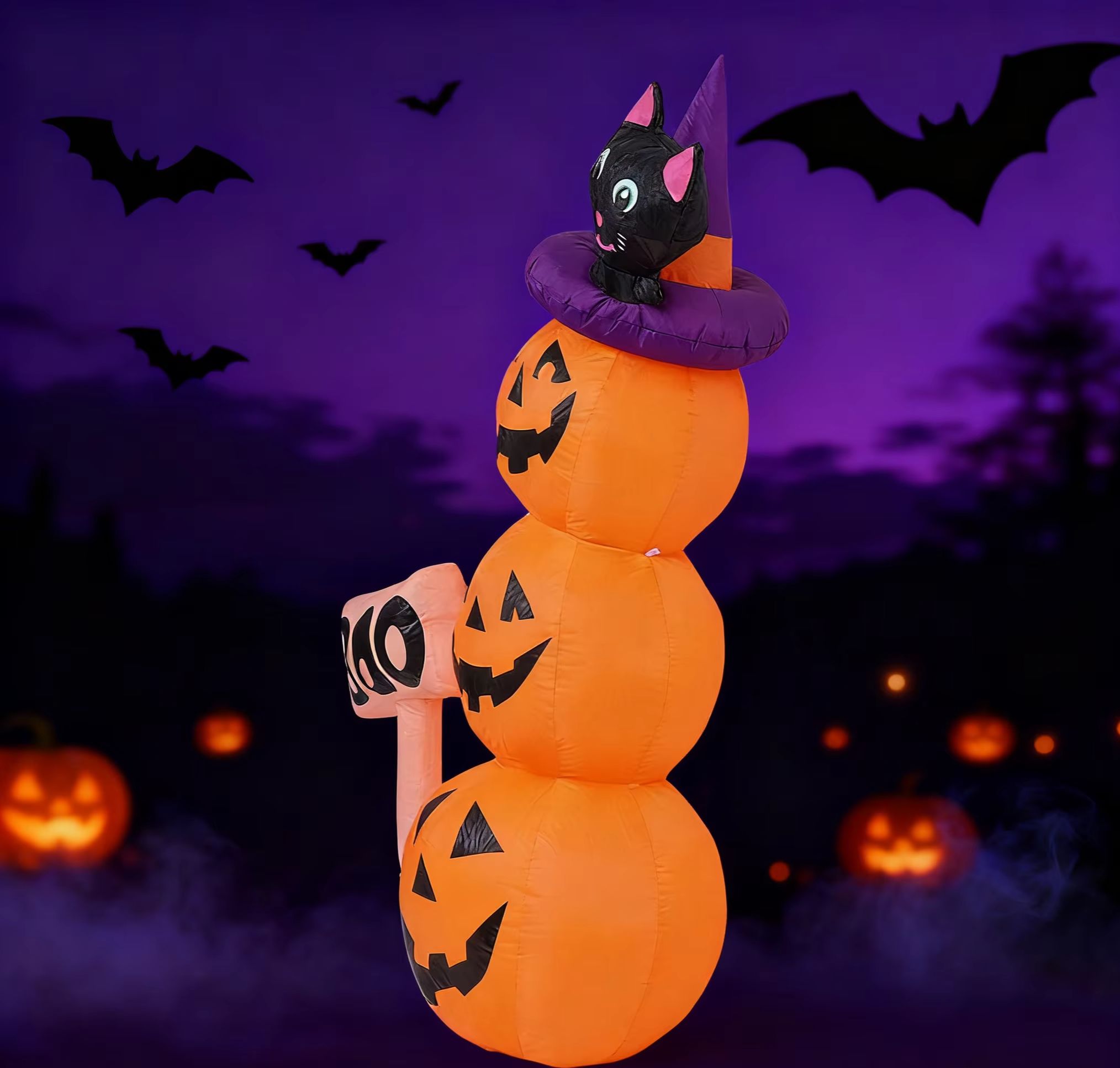 5.2ft / 1.6m Halloween Inflata - огляд і ціна Up Lighting Decor