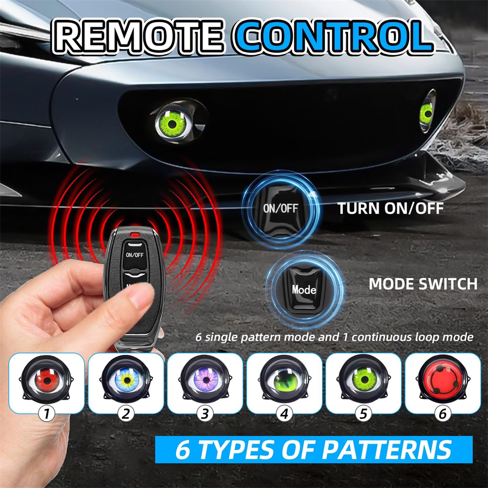 6-Mode Led Dynamic Devil Eye - огляд і ціна Lighting Decoration Ideas