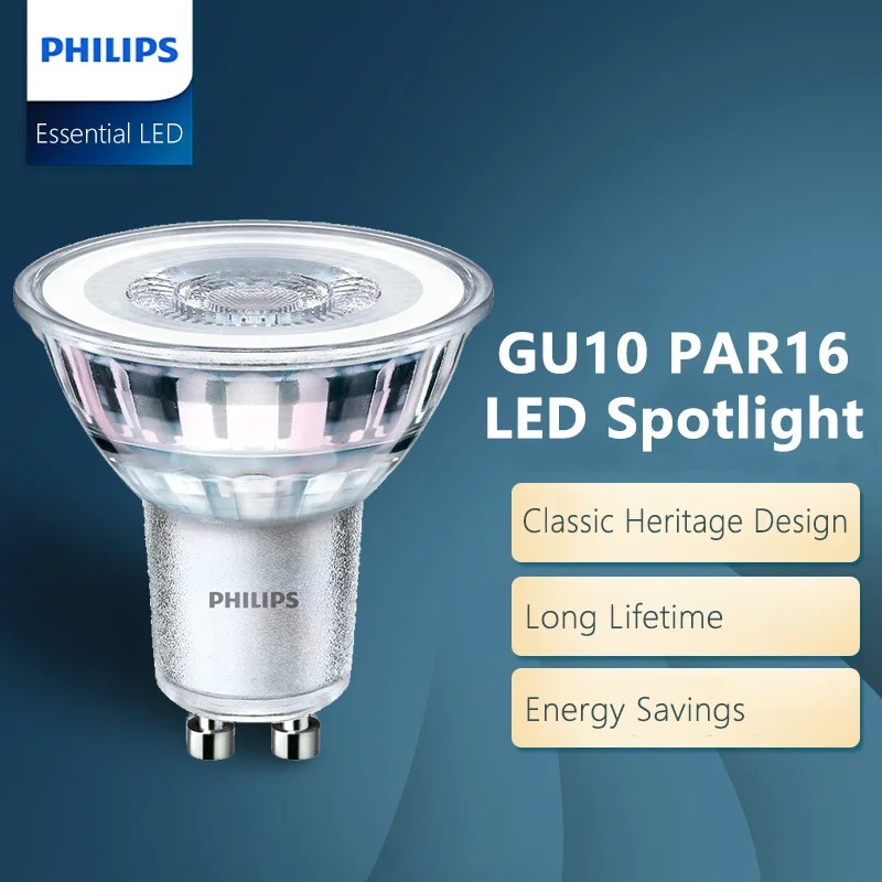 Philips LED GU10 PAR16 Essenti - огляд і ціна Philips Bulb Led Classic