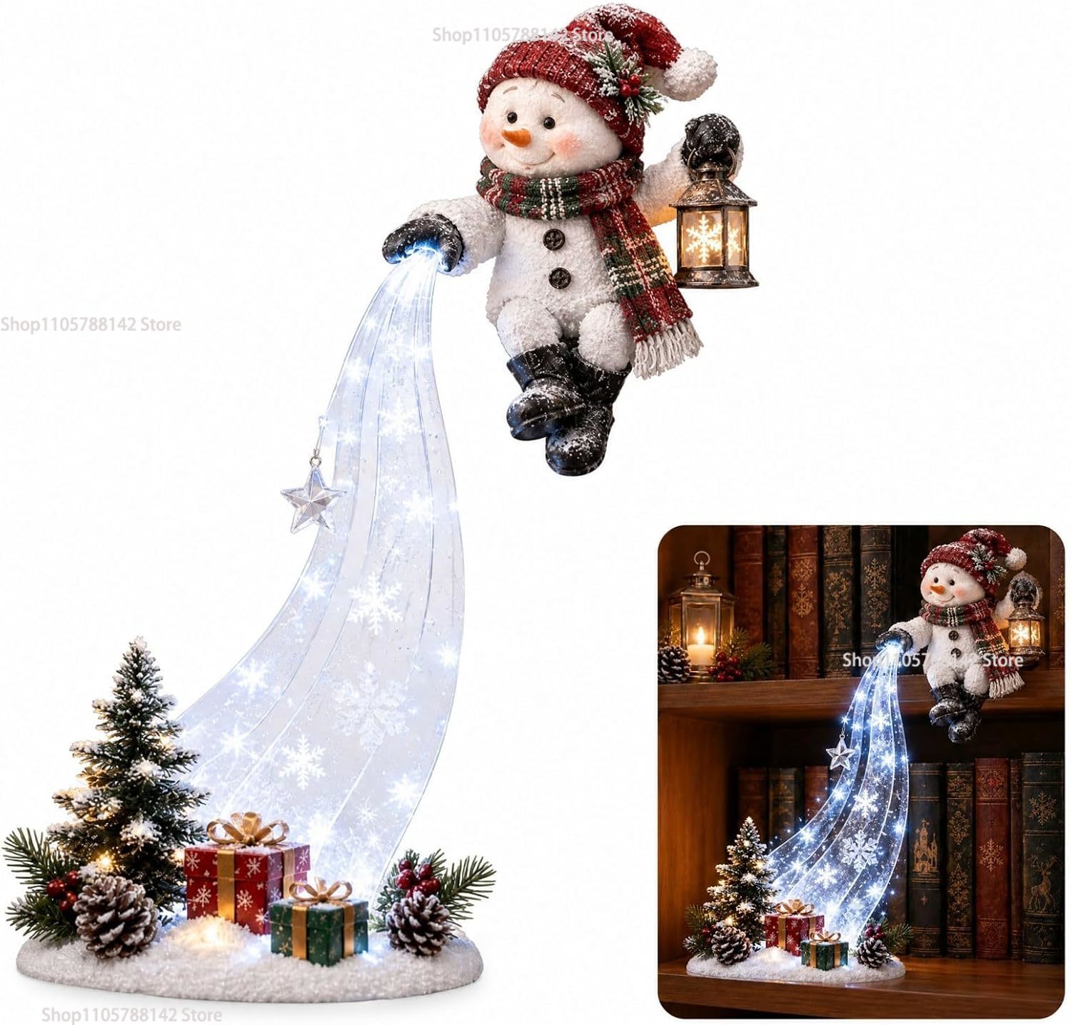 Christmas Shelf-Edge Lighted S - огляд і ціна Lighting Christmas Decor